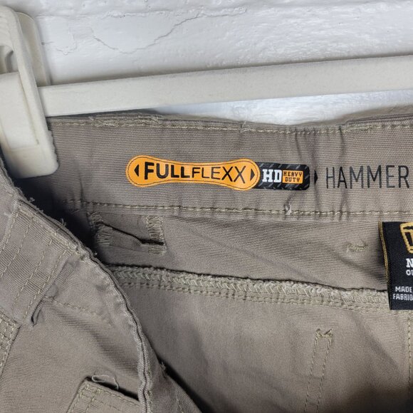 Noble Outfitters Men's Size 34 Cargo Shorts Hammer Drill Canvas Work Short Brown - Picture 3 of 5